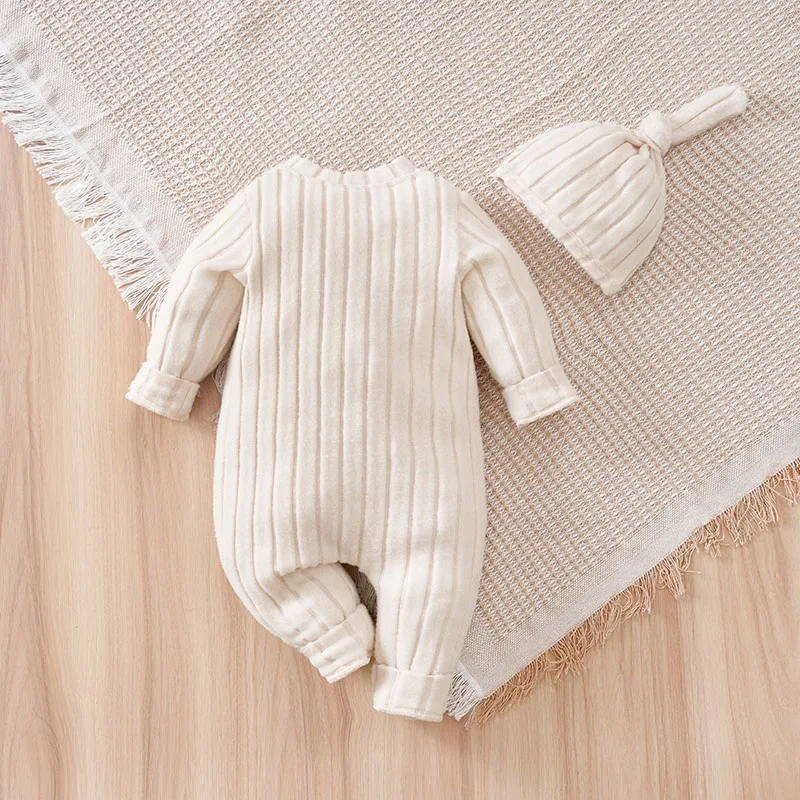 Baby Winter Romper with Buttons