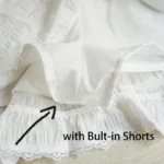 Short Skirt with Ruffle and Lace Layers — Image 6