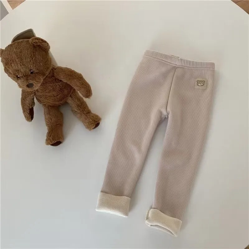 Girls' Lined Autumn Leggings