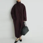 Long Loose Autumn Trench Coat