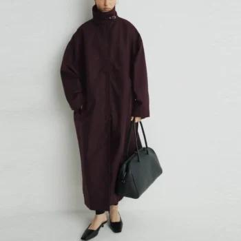 Long Loose Autumn Trench Coat