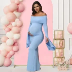 Maternity Off-Shoulder Dress