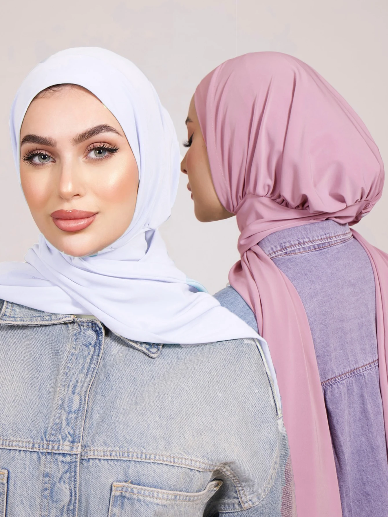 حجاب جاهز بأزرار سهل اللبس