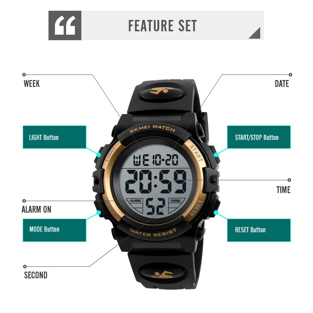 Girls' Water-Resistant Watch