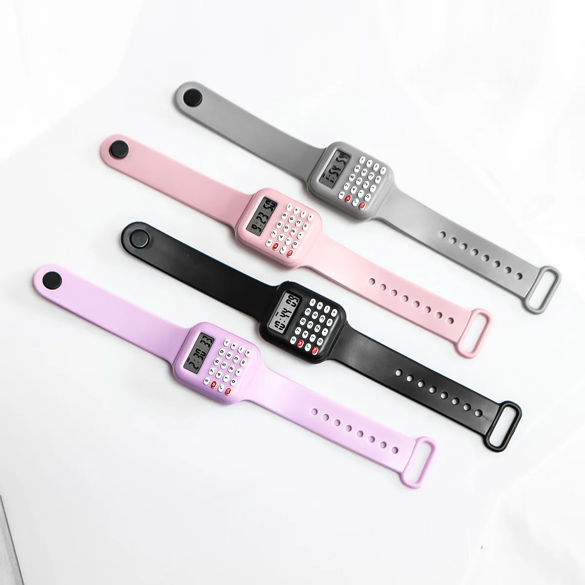 Kids' Calculator Watch with Rubber Wristband