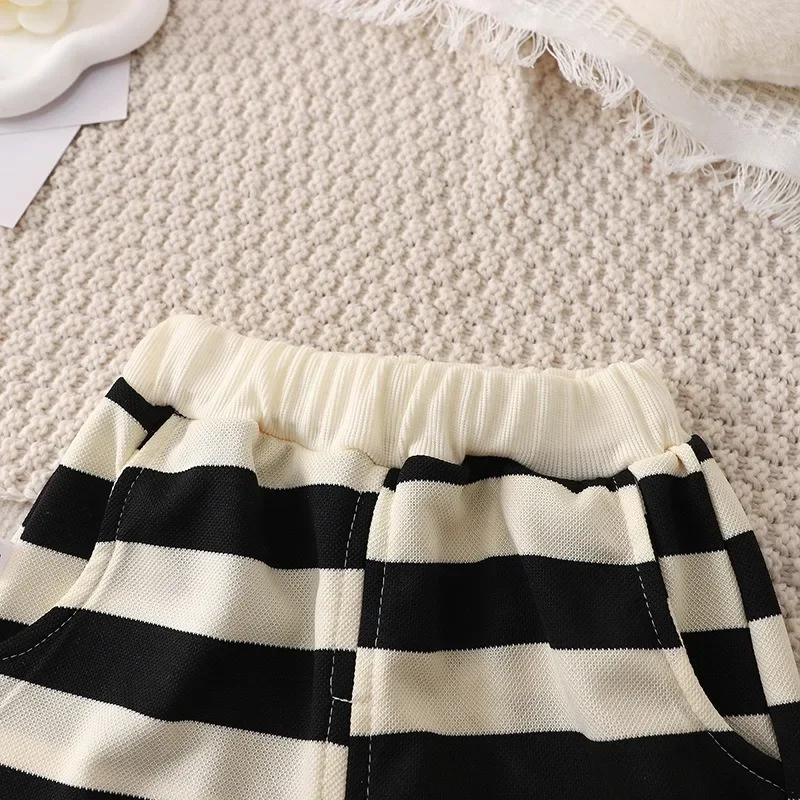 Kids' Short Sleeve Striped Summer Set
