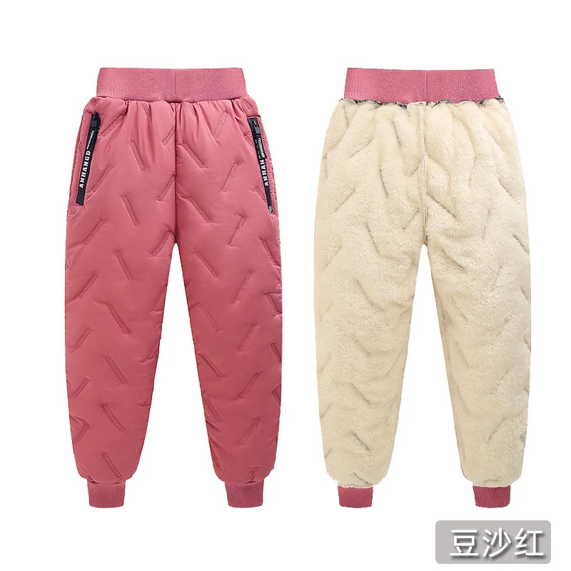 Kids' Thick Warm Velvet Pants