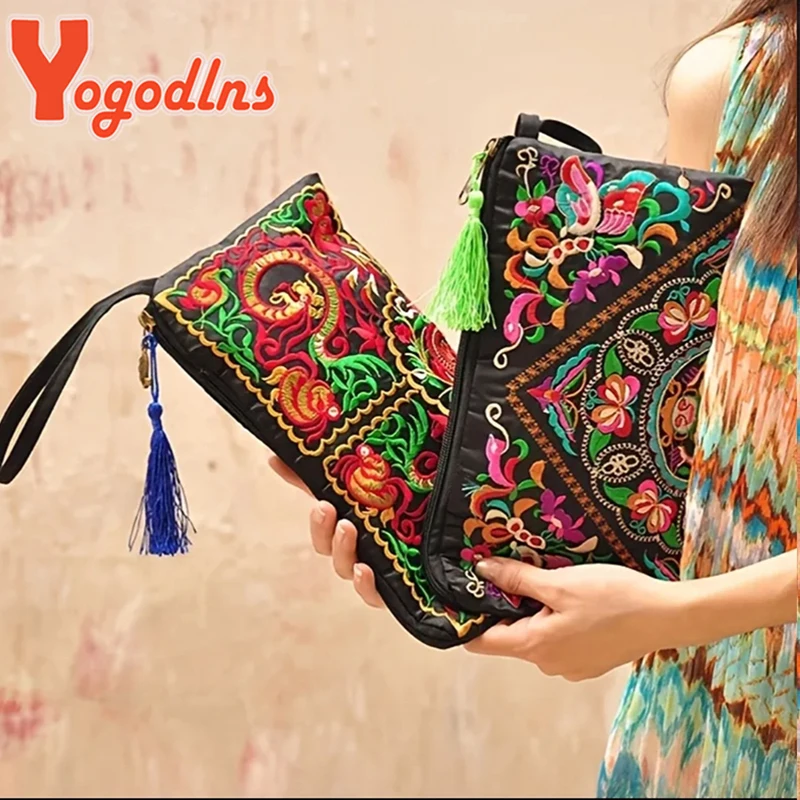 Heritage-Style Embroidered Handbag