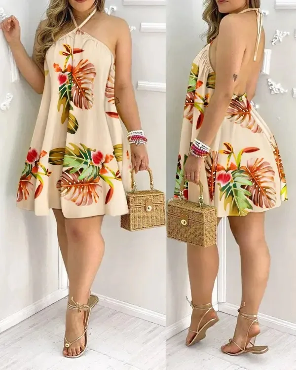Halter Mini Dress