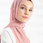 طرحة خمس قطع شيفون سادة — صورة 6