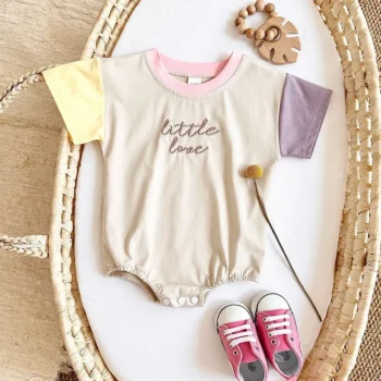 Newborn Casual Embroidered Romper
