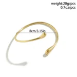 Metal Water Drop Arm Bracelet — Image 5