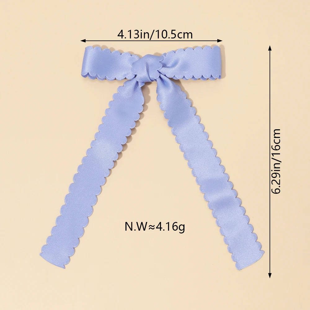 Girls' Elegant Satin Hair Accessory with Bow