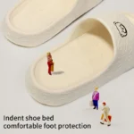 Women's Indoor and Outdoor Slippers with Ribbed Sole — Image 6
