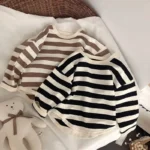 Girls' Long Sleeve Striped T-Shirt