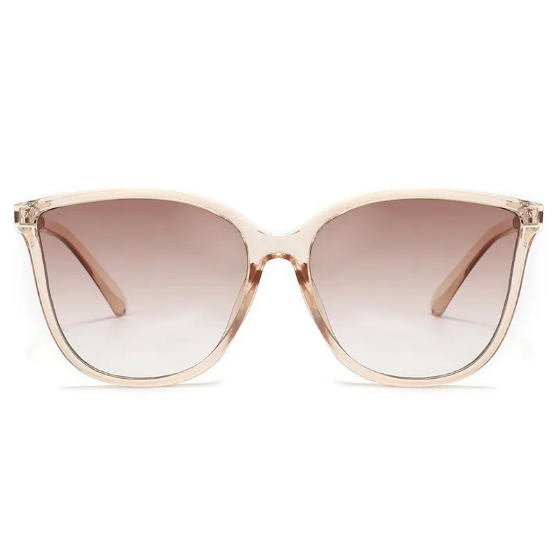 Cat-Eye Glasses with Mirrored Lenses