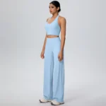 2-Piece Halter Neck Sports Set with High Waist Pants — Image 5