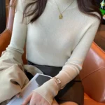 Vintage Solid Winter Sweater — Image 2