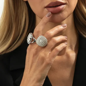 2-Piece Geometric Open Ring Set