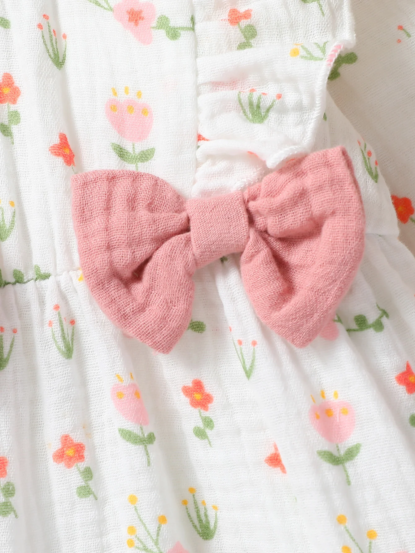 Baby Long Sleeve Floral Romper