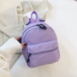 Classic Solid Nylon Backpack — Image 2