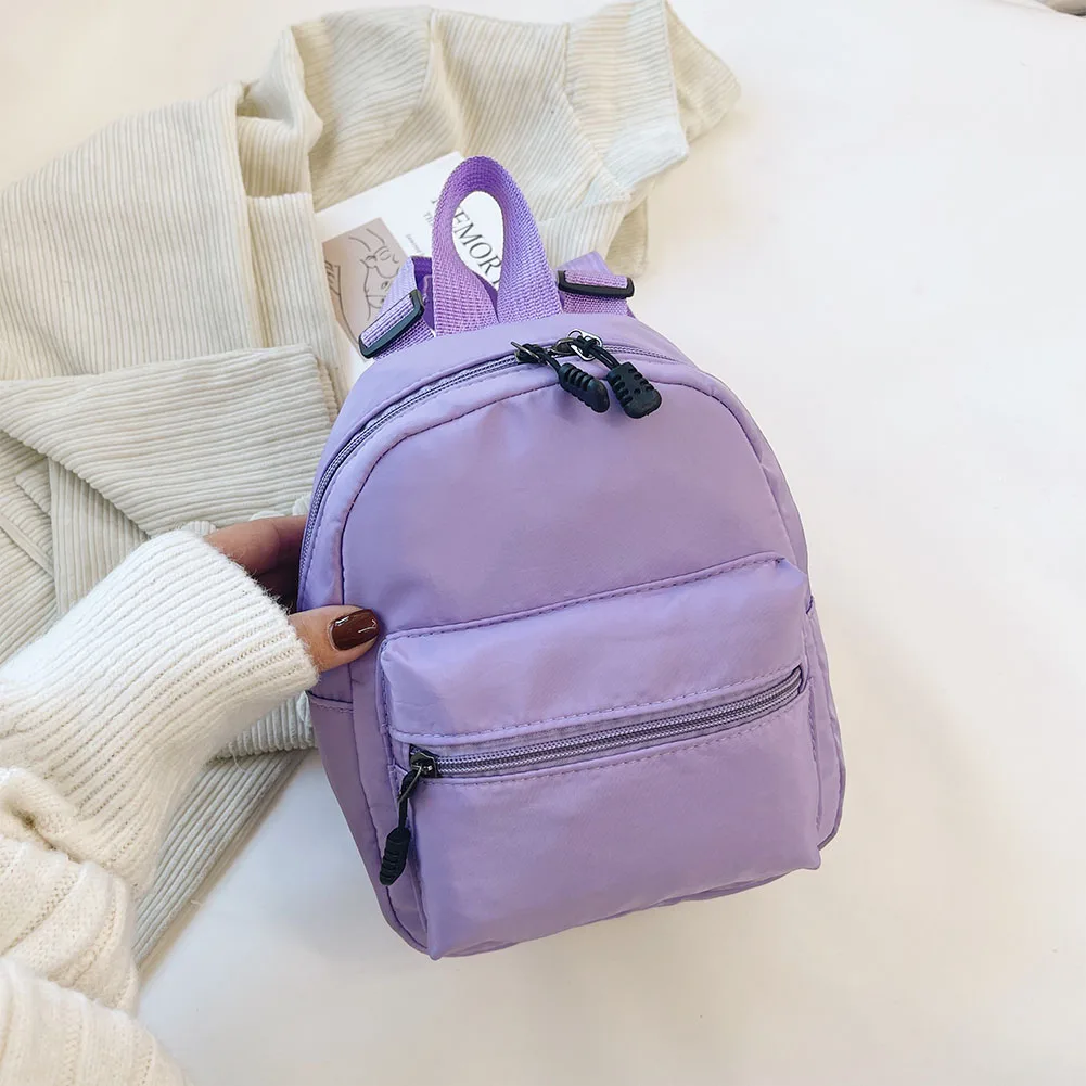 Classic Solid Nylon Backpack