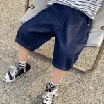 Boys' Casual Summer Denim Shorts — Image 3