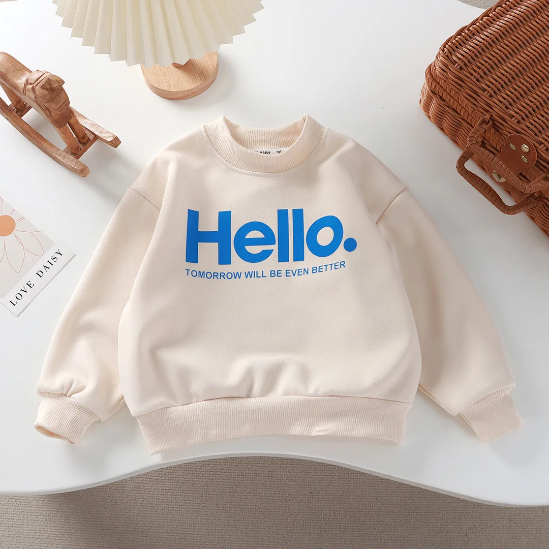 Kids' Letter Print Sweatshirt