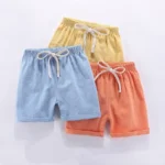Kids' Cotton and Linen Summer Shorts