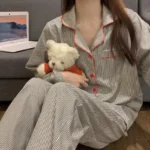 2-Piece Oversized Long Sleeve Pajamas