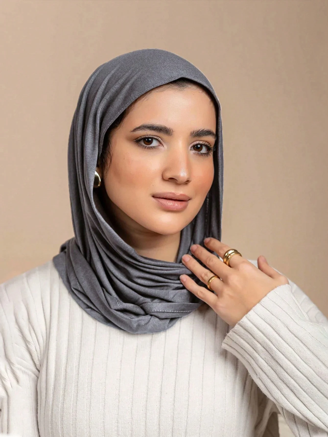 Hijab Underscarf with Criss-Cross Design