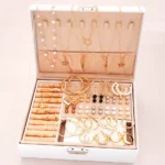 Gold-Tone Pearl Jewelry Set — Image 5