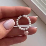 إسورة خرز مطاطية بشكل قلب — صورة 4
