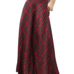 Long Plaid Skirt for Autumn — Image 5