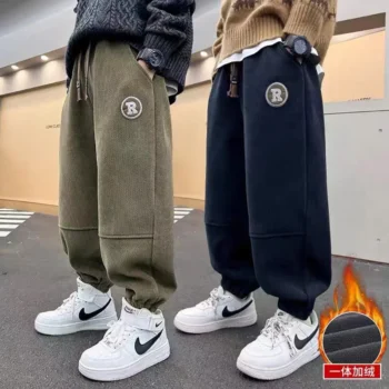 Kids' Korean-Style Warm Winter Pants