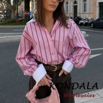 Vintage Striped Formal Shirt