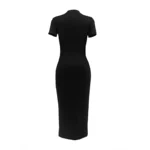 Short Sleeve Long T-Shirt Dress — Image 6