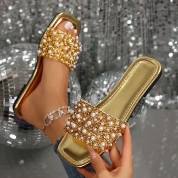 Rhinestone Slippers