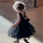 فستان مناسبات بظهر مفتوح للرضّع — صورة 4