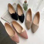 Solid Pointed-Toe Shoes
