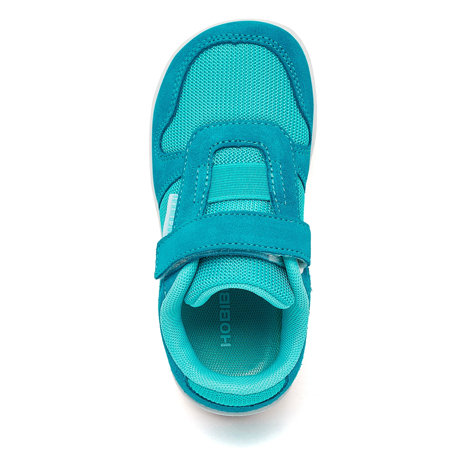 Kids' Lightweight Faux Leather Mesh Sneakers
