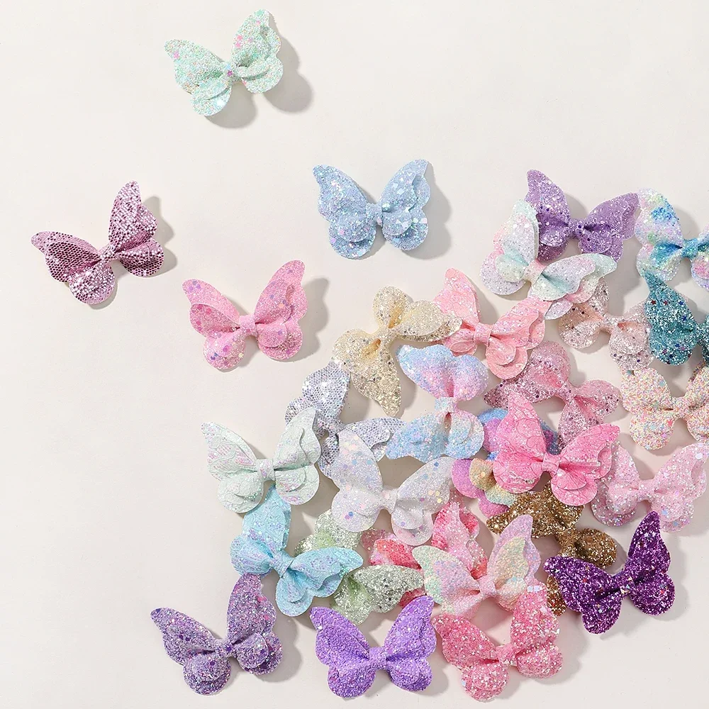 4-Piece Butterfly Sequin Hair Clip Set — Image 30