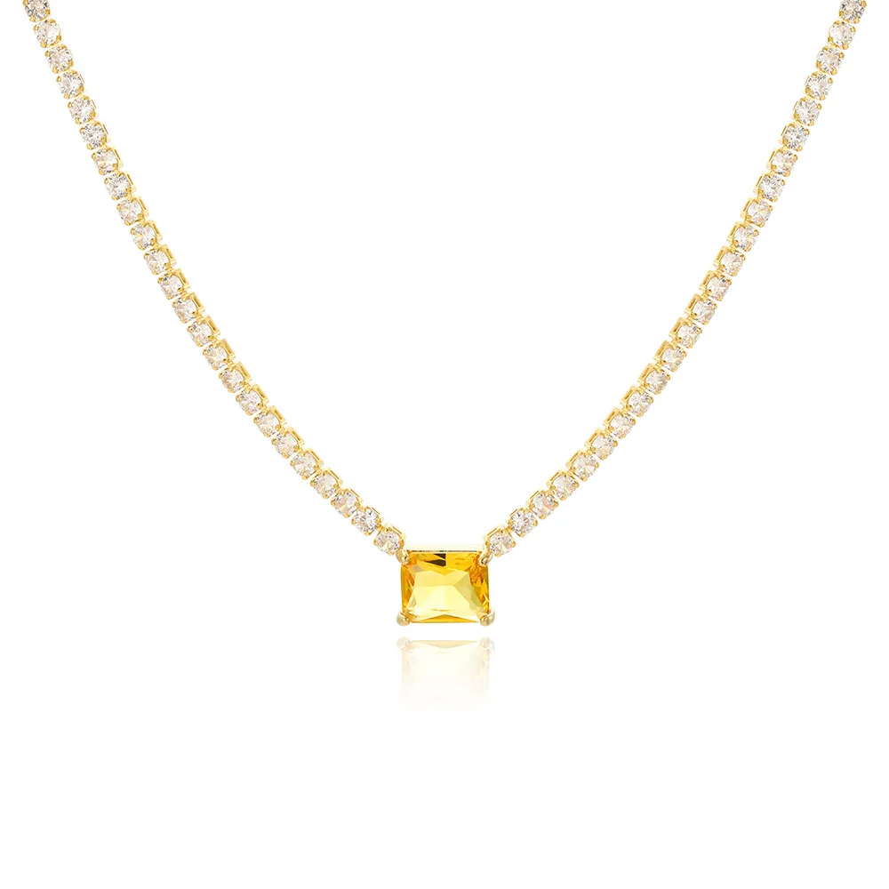 Crystal Heart Print Necklace — Image 12