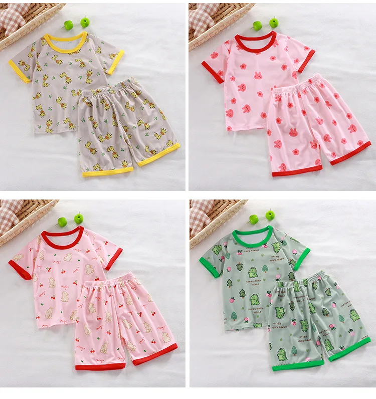Baby Short Sleeve Pajamas — Image 11