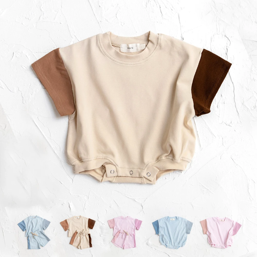 Newborn Cotton Short Sleeve Romper