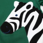 Boys' Zebra Embroidered Sweatshirt — Image 4