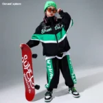طقم بومبر بناتي بلونين وبنطال — صورة 4