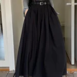 Elegant Gray Maxi Skirt — Image 6