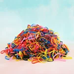Colorful Elastic Hair Ties, Large Pack — Image 3