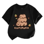 Kids' Capybara Print T-Shirt — Image 4